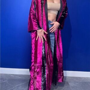 High shine- Vibrant Cape Coat